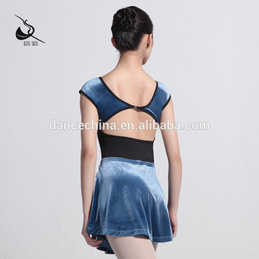 Velvet Cap Sleeve Leotard