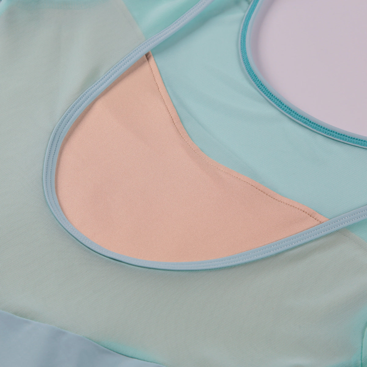 Mesh Long Sleeve Leotard