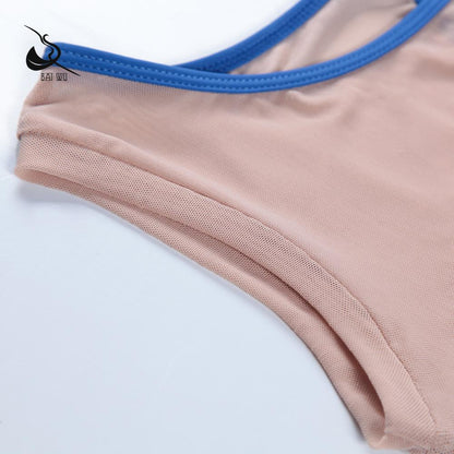 Mesh Tank Panel Leotard