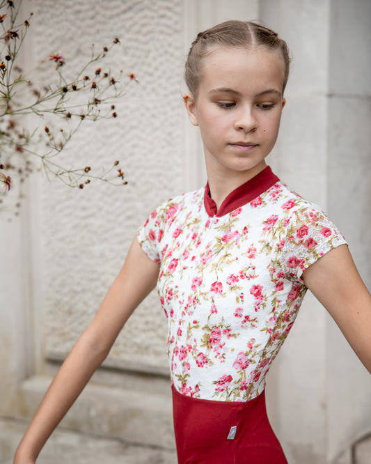 Zip Front Chinese Leotard