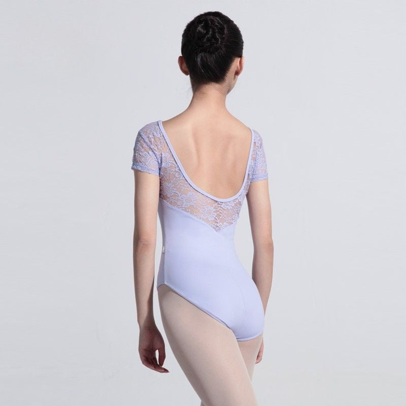 Delicate Lace Cap Sleeve Leotard