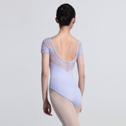 Delicate Lace Cap Sleeve Leotard