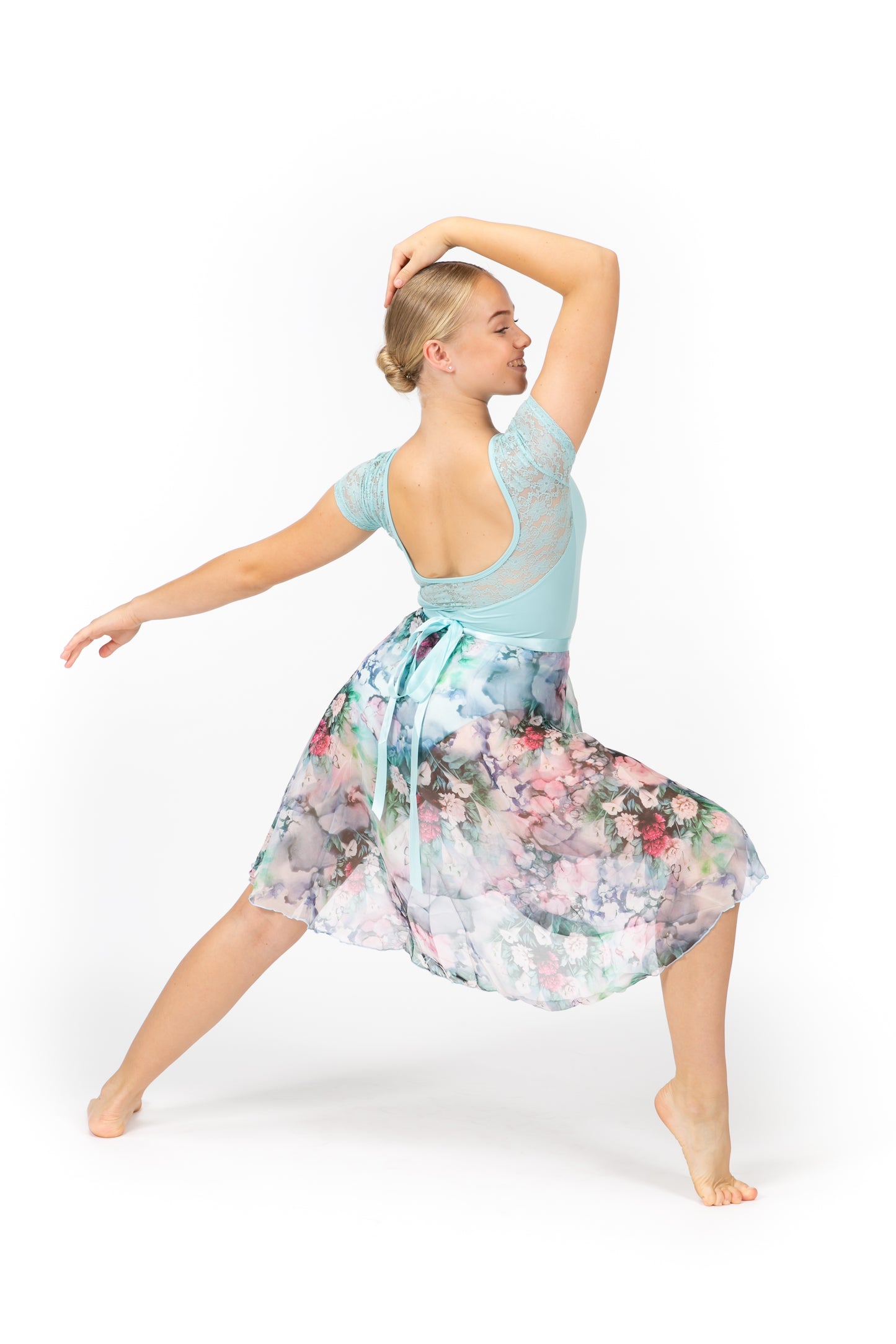 Delicate Lace Cap Sleeve Leotard