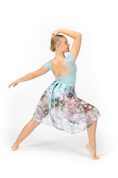 Delicate Lace Cap Sleeve Leotard