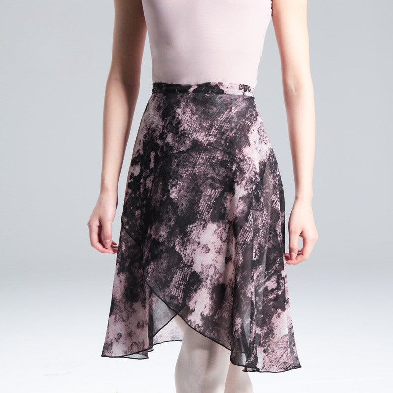 Acid Print Chiffon Skirt