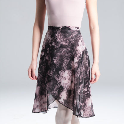Acid Print Chiffon Skirt