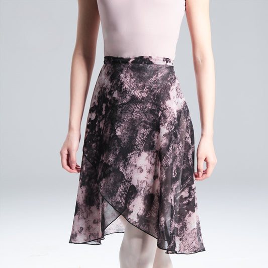 Acid Print Chiffon Skirt