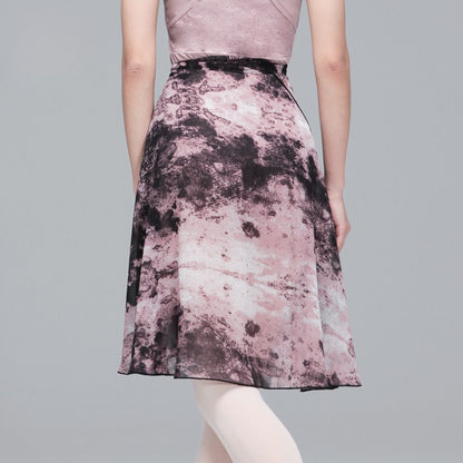Acid Print Chiffon Skirt