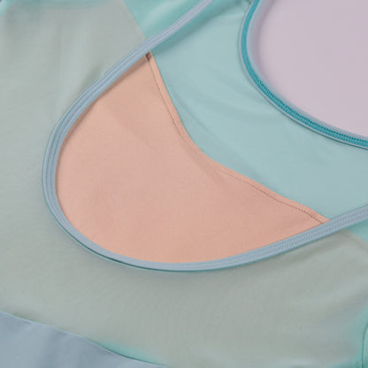 Mesh Long Sleeve Leotard