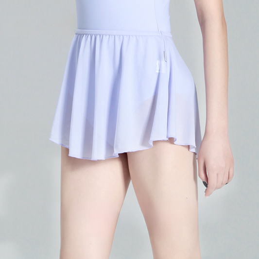 Lavender mesh pull-on ballet skirt with dip hem, girls' ballet skirt by Baiwu UK | Lavender mesh pull-on ballet skirt with dip hem, women's ballet skirt by Baiwu UK