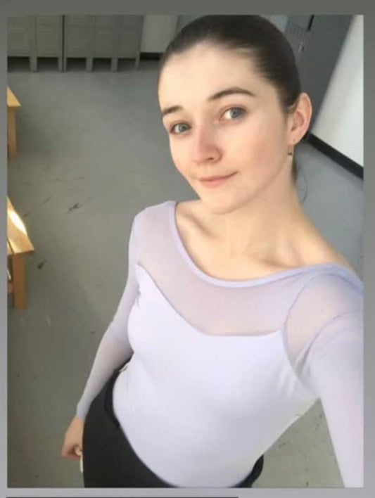 Mesh Long Sleeve Leotard