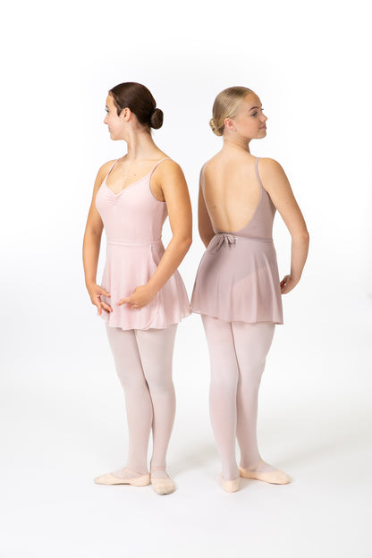 Mesh Wrap Short Skirt