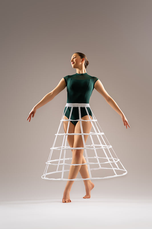 Elegant Chinese Collar Leotard