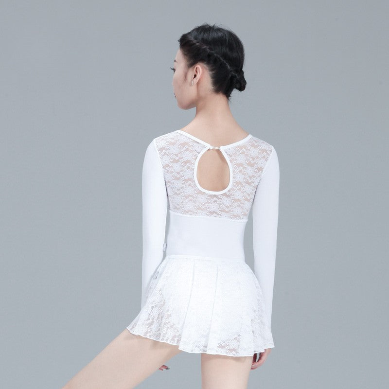 Lace Long Sleeve Leotard