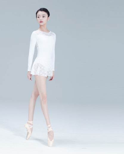 Lace Long Sleeve Leotard