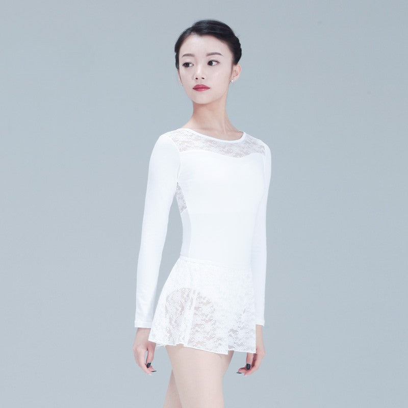 Lace Long Sleeve Leotard