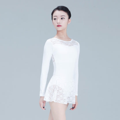 Lace Long Sleeve Leotard